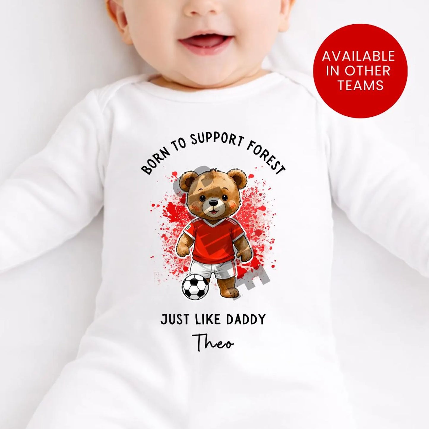 BORN TO SUPPORT FOREST BABY SET