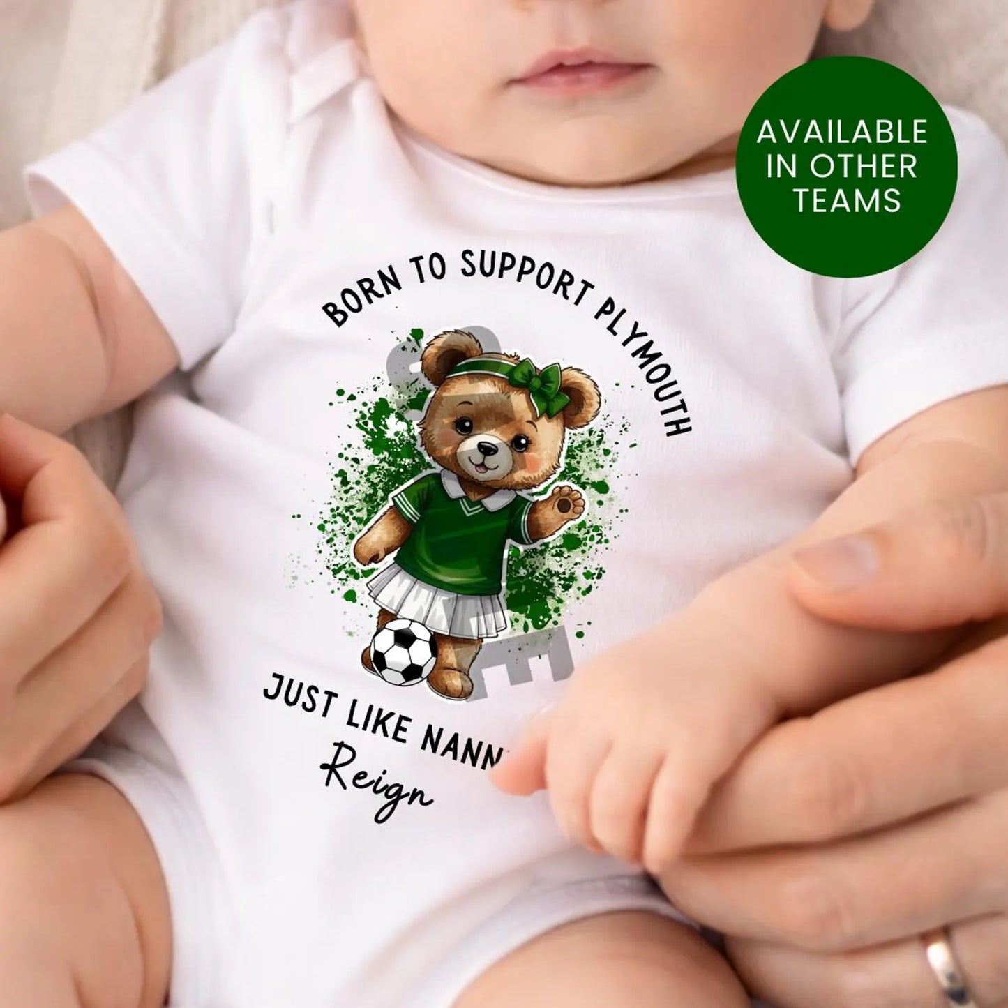 BORN TO SUPPORT PLYMOUTH BABY SET