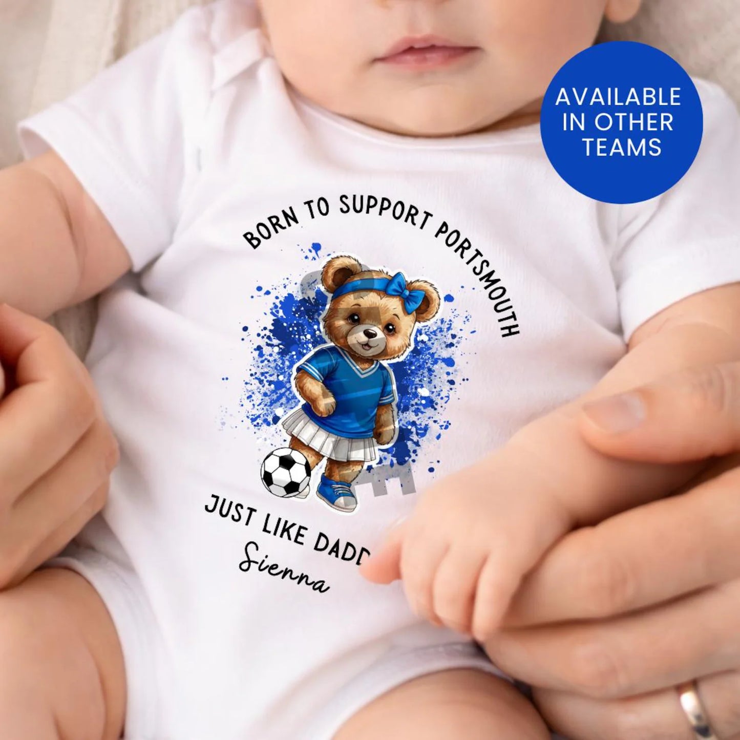BORN TO SUPPORT PORTSMOUTH BABY SET