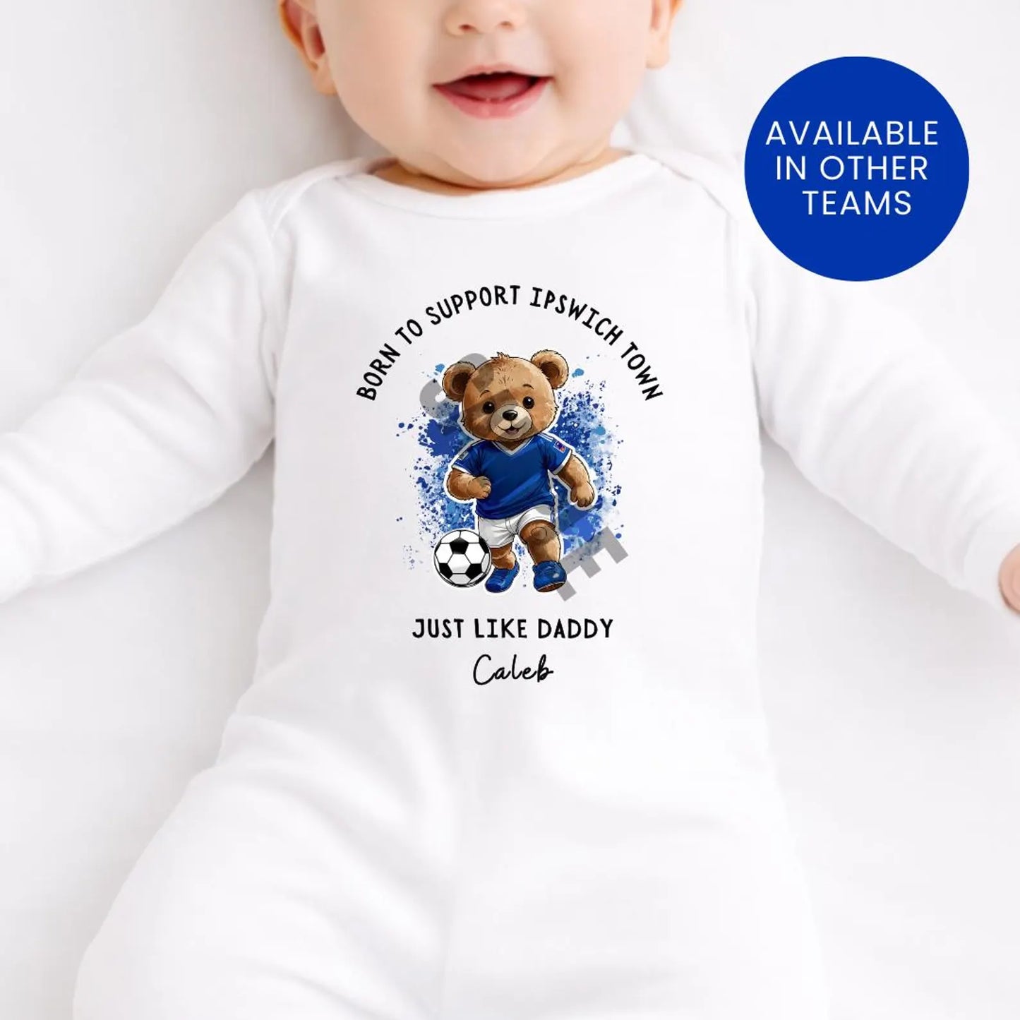 BORN TO SUPPORT IPSWICH BABY SET