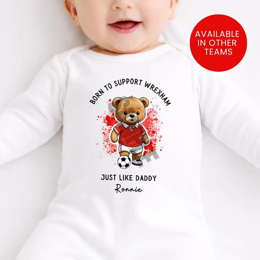 BORN TO SUPPORT WREXHAM BABY SET