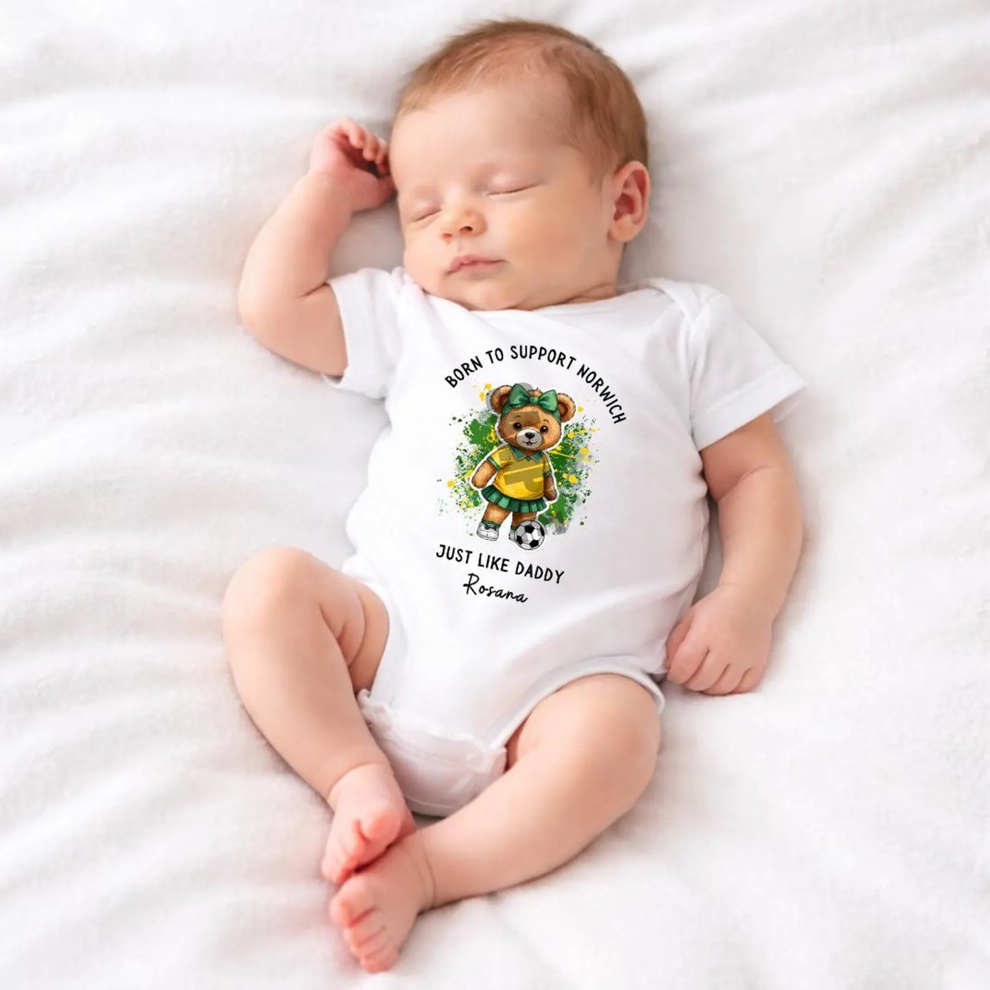 BORN TO SUPPORT NORWICH BABY SET