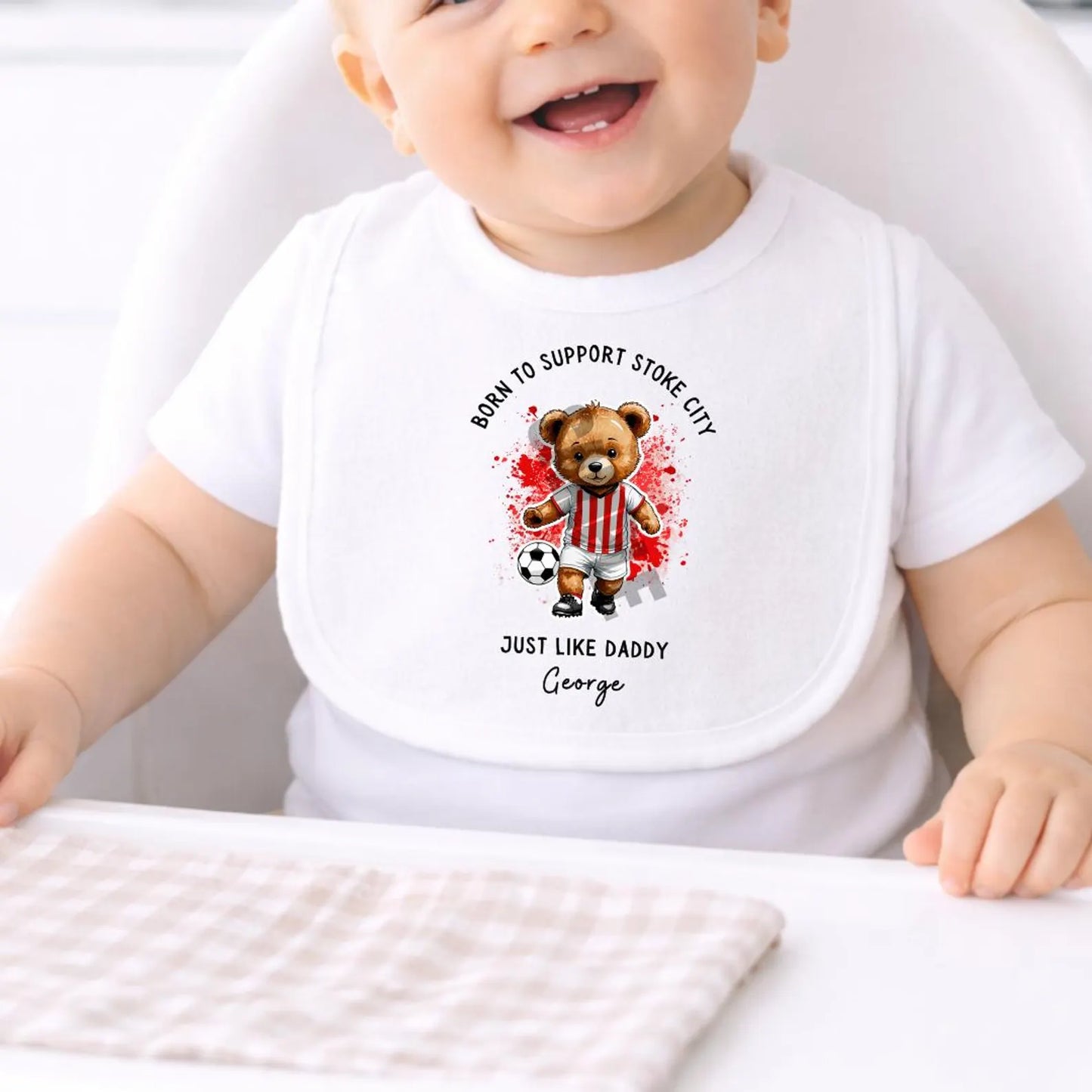 BORN TO SUPPORT STOKE CITY BABY SET