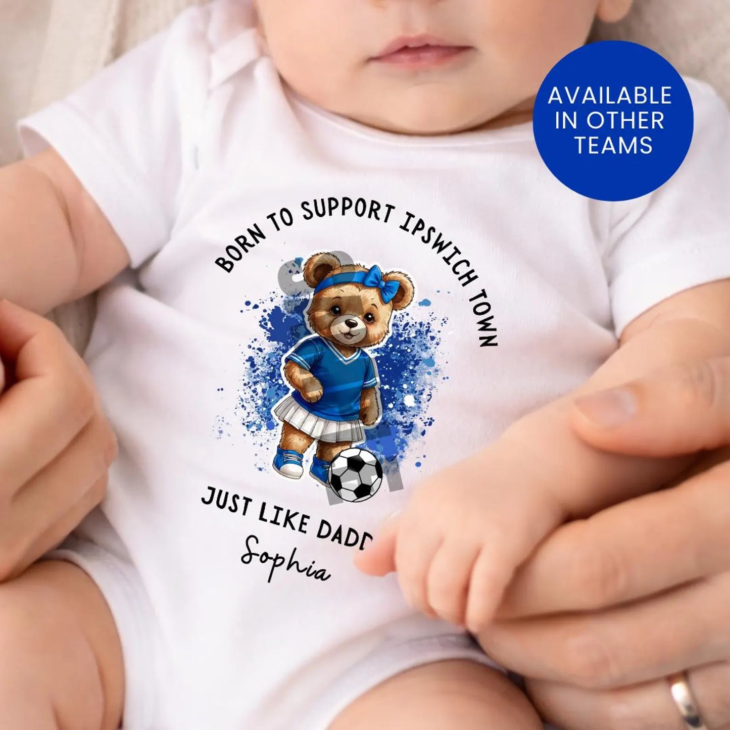BORN TO SUPPORT IPSWICH BABY SET