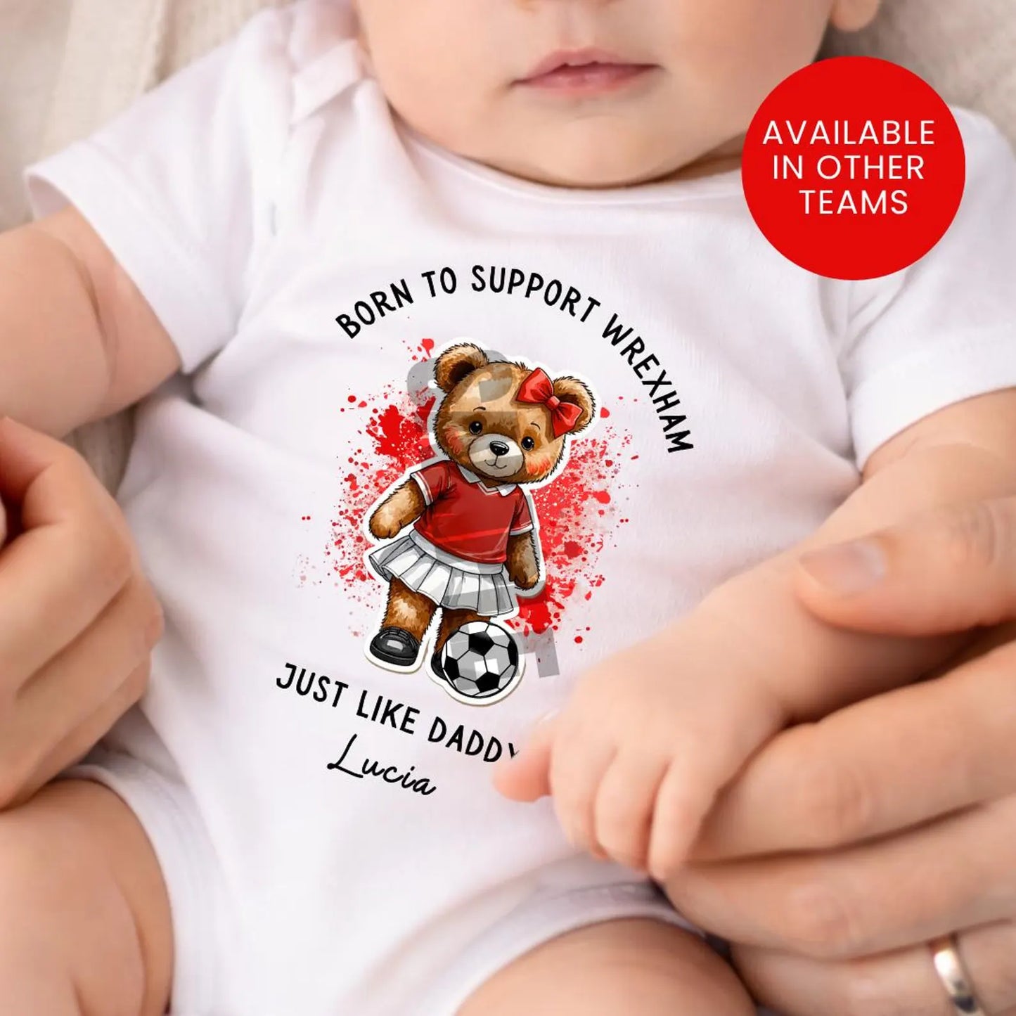BORN TO SUPPORT WREXHAM BABY SET