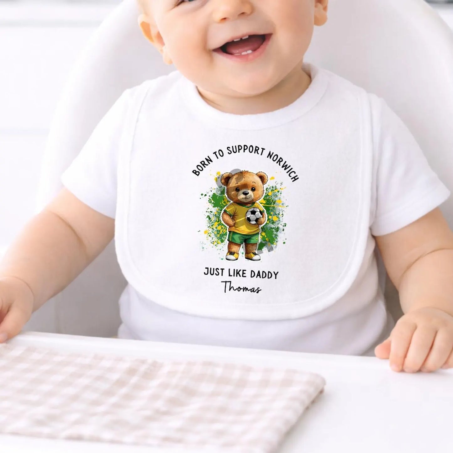 BORN TO SUPPORT NORWICH BABY SET