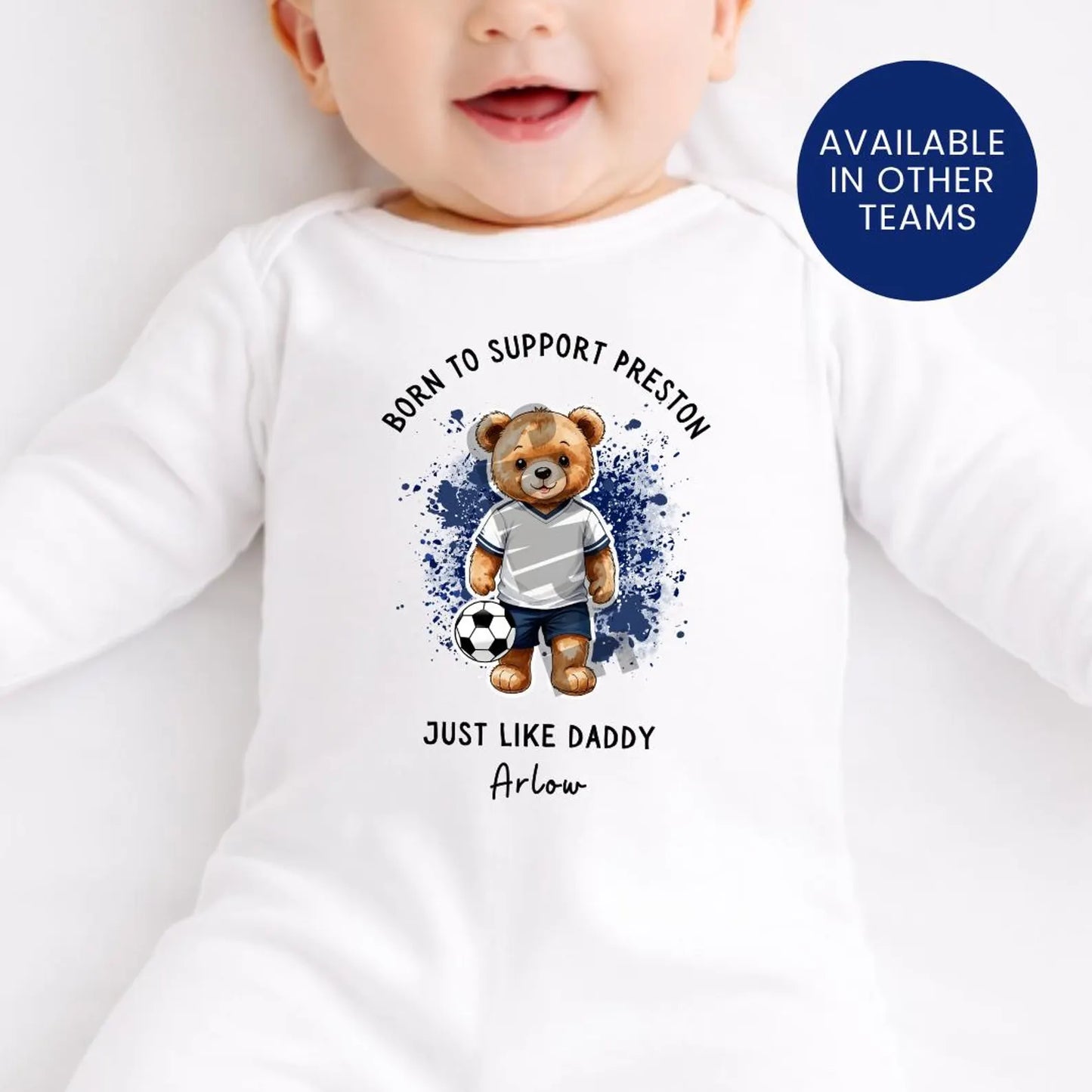 BORN TO SUPPORT PRESTON BABY SET