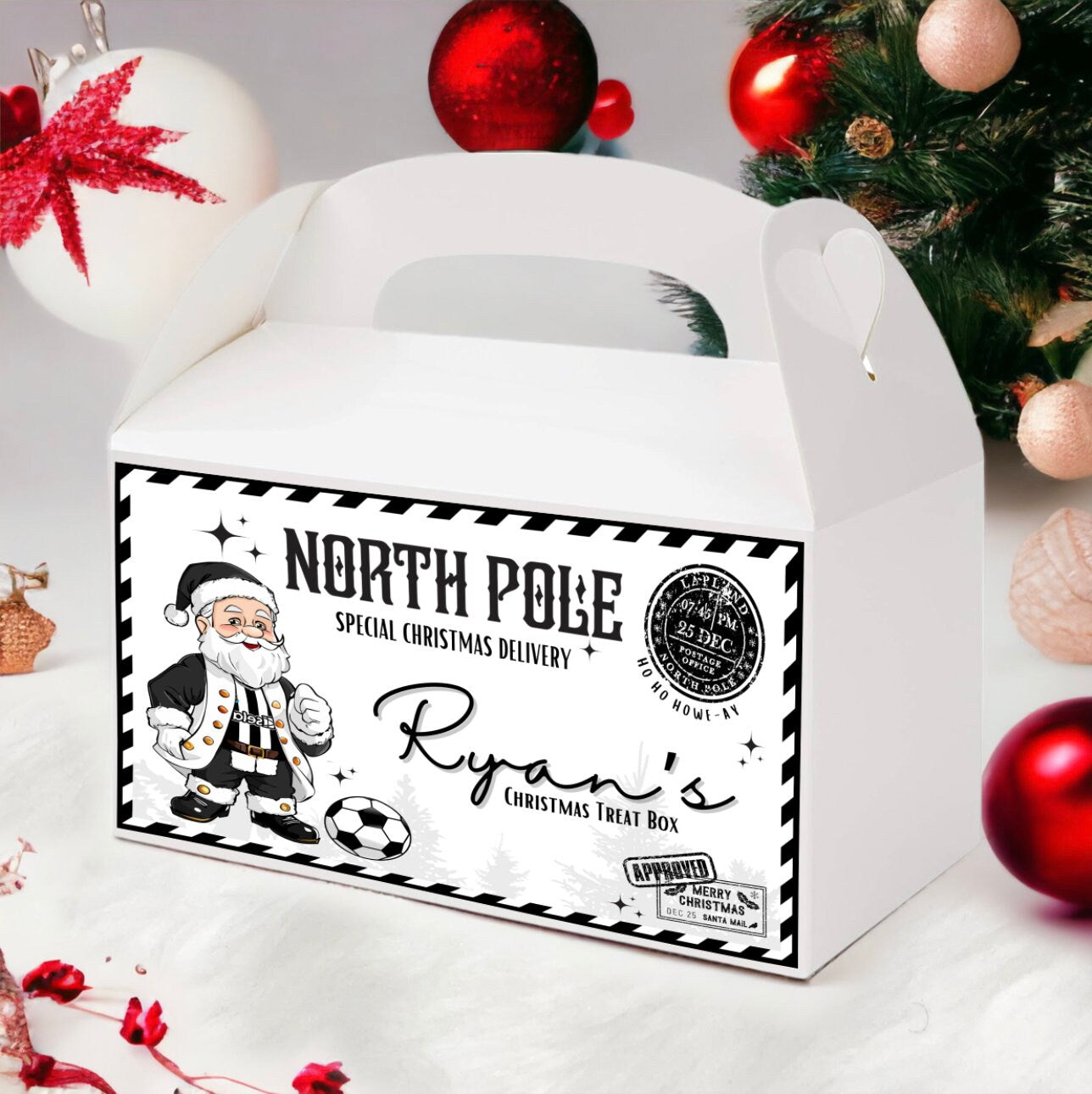 XMAS FOOTBALL TREAT BOX