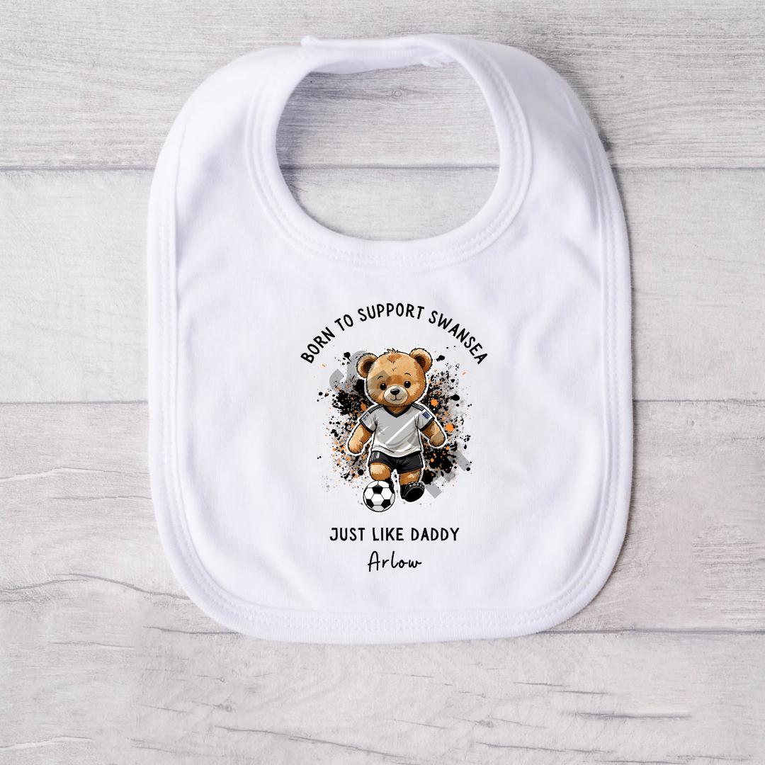 BORN TO SUPPORT SWANSEA BABY VEST