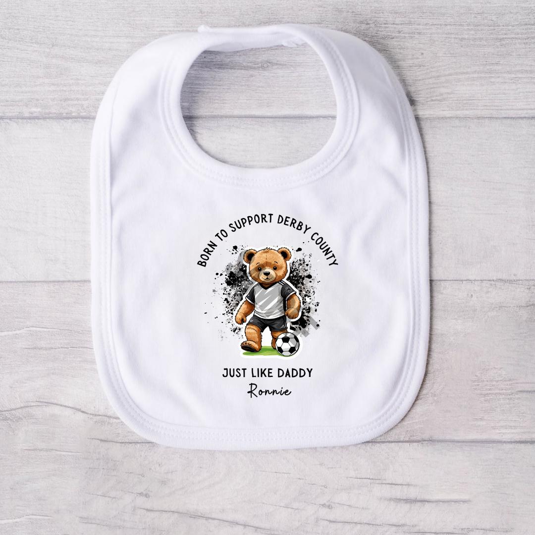 BORN TO SUPPORT DERBY COUNTY BABY VEST