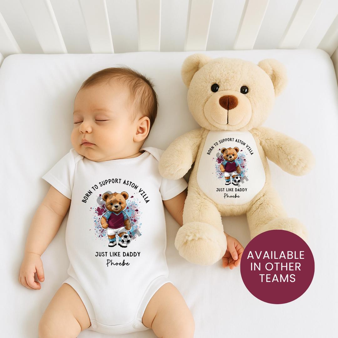 BABY ASTON VILLA FOOTBALL SET