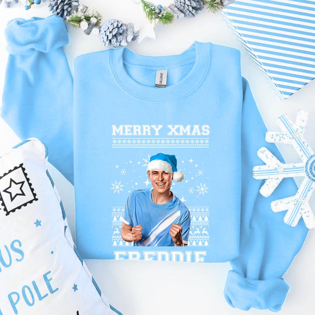 MAN CITY CHRISTMAS SWEATSHIRT