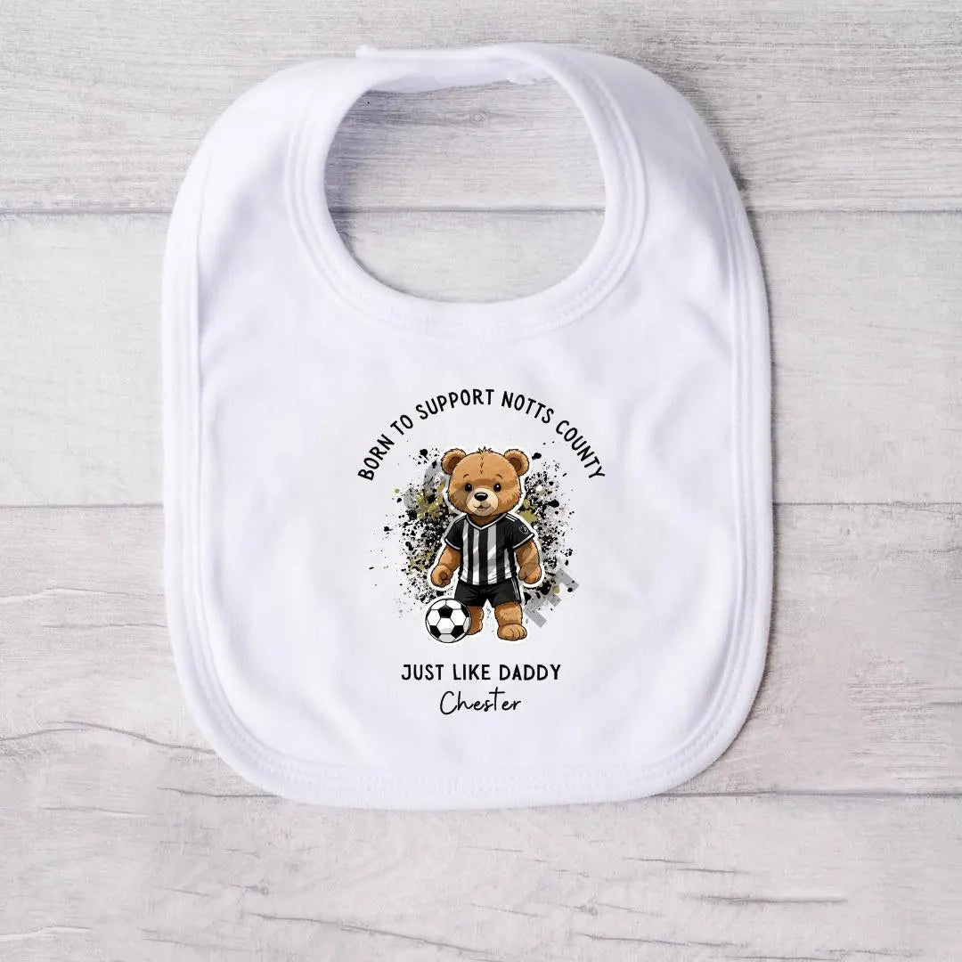 BORN TO SUPPORT NOTTS COUNTY BABY VEST