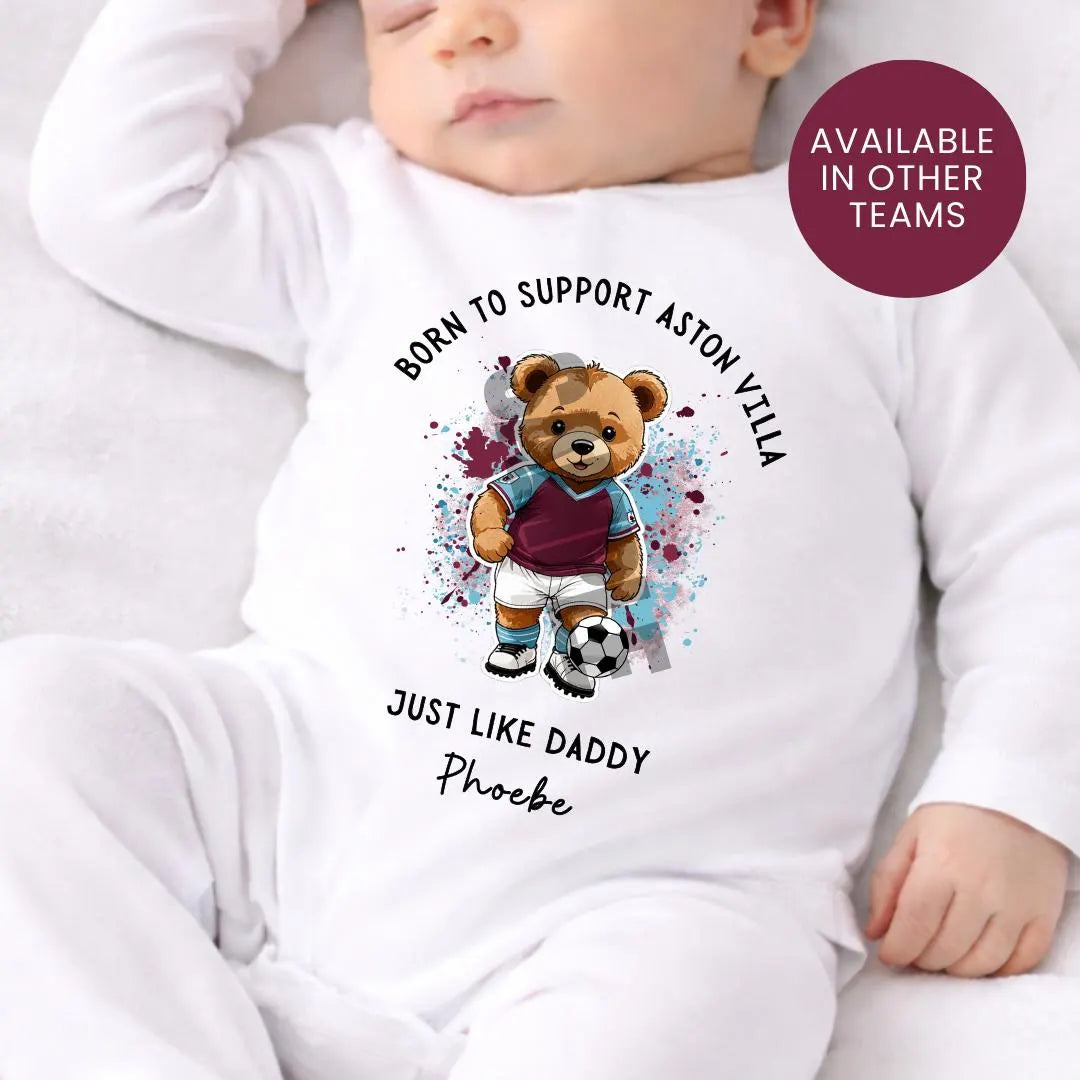 BORN TO SUPPORT ASTON VILLA SET