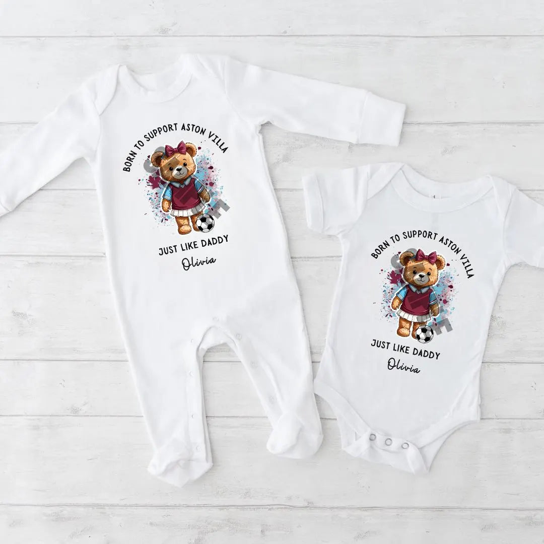 BORN TO SUPPORT ASTON VILLA SET