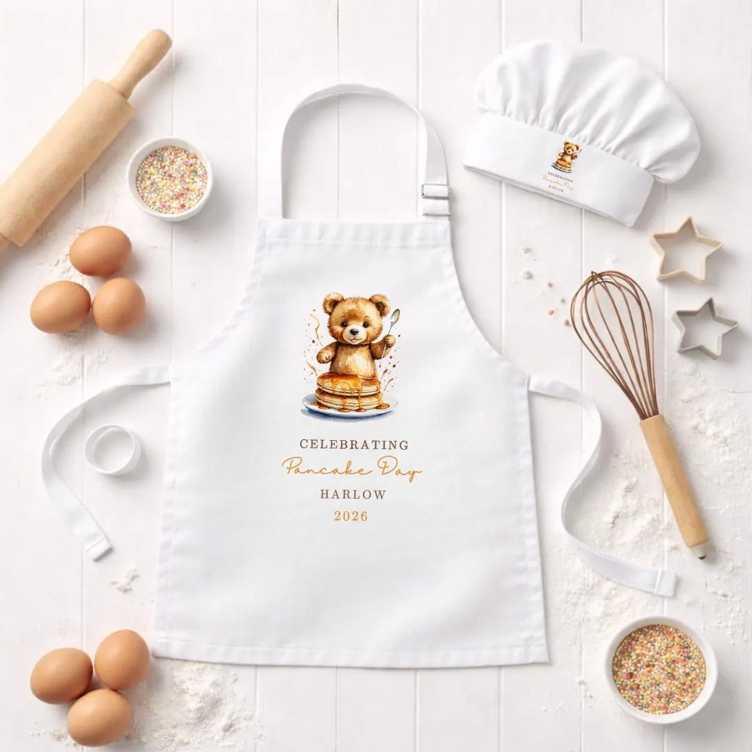 PANCAKE DAY APRON & HAT