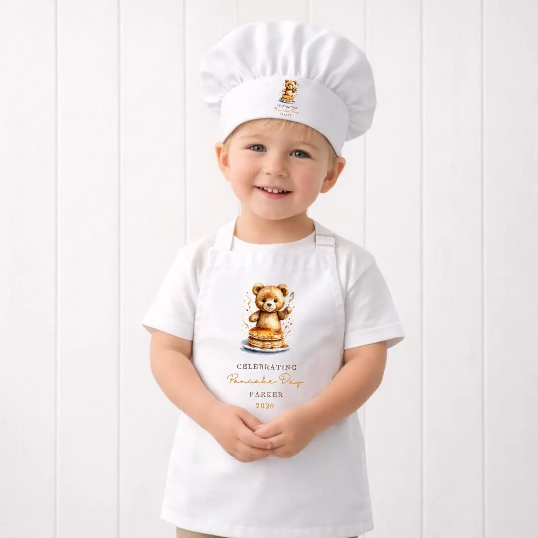 PANCAKE DAY APRON & HAT