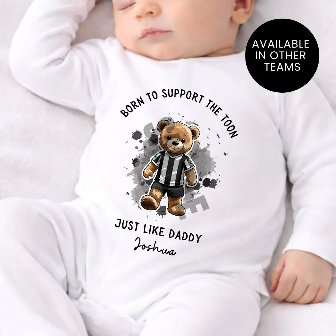 BORN TO SUPPORT NUFC BABY SET