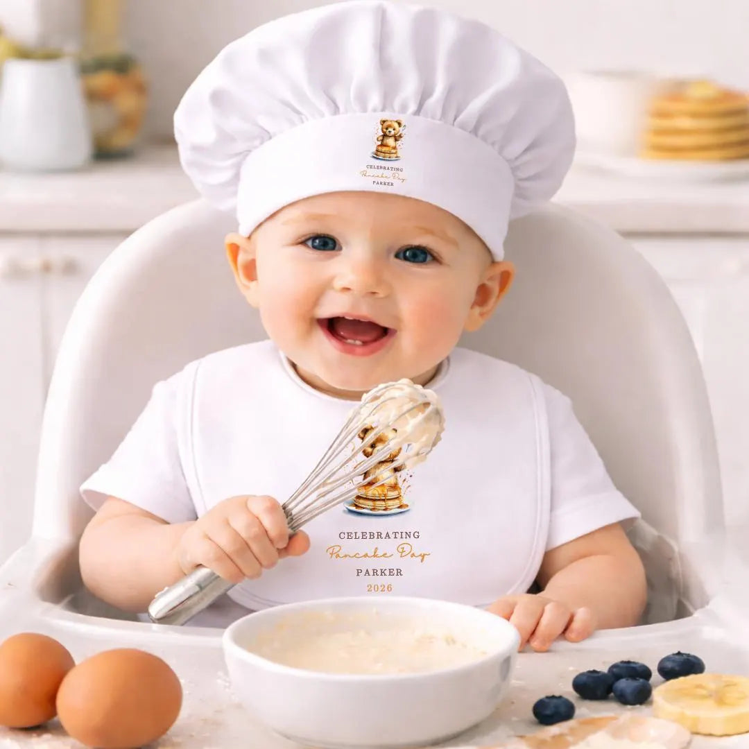 PANCAKE DAY APRON & HAT
