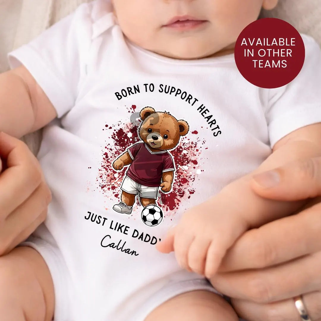 BORN TO SUPPORT HEARTS BABY SET