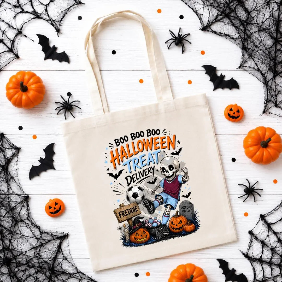 ASTON VILLA SKELETON TOTE BAG