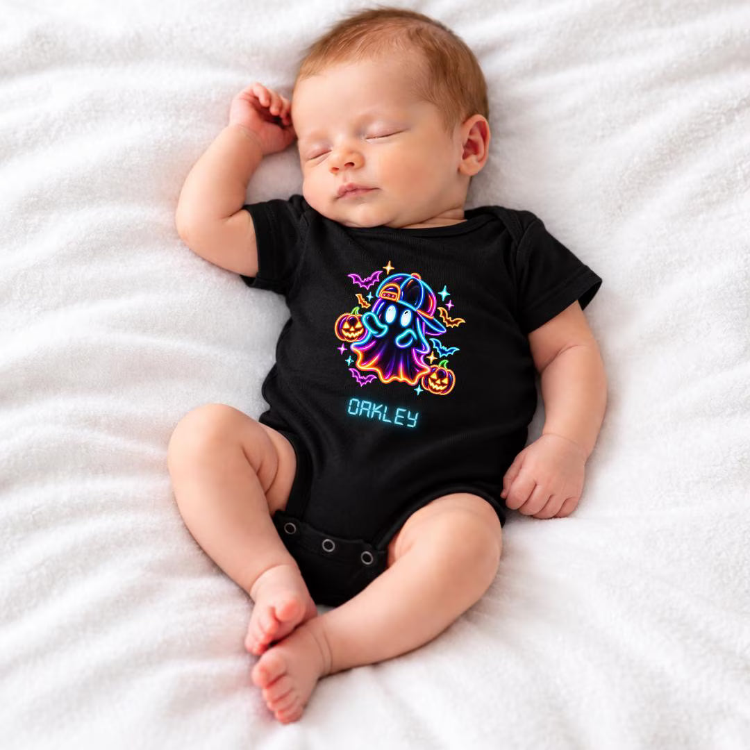 NEON HALLOWEEN BABY SET