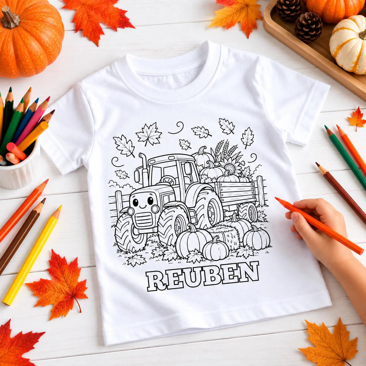 AUTUMN COLOURING T-SHIRT