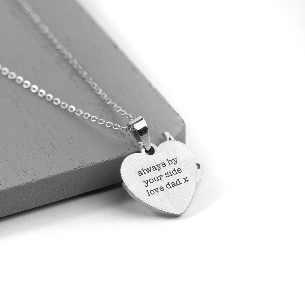 SILVER GUARDIAN ANGEL NECKLACE