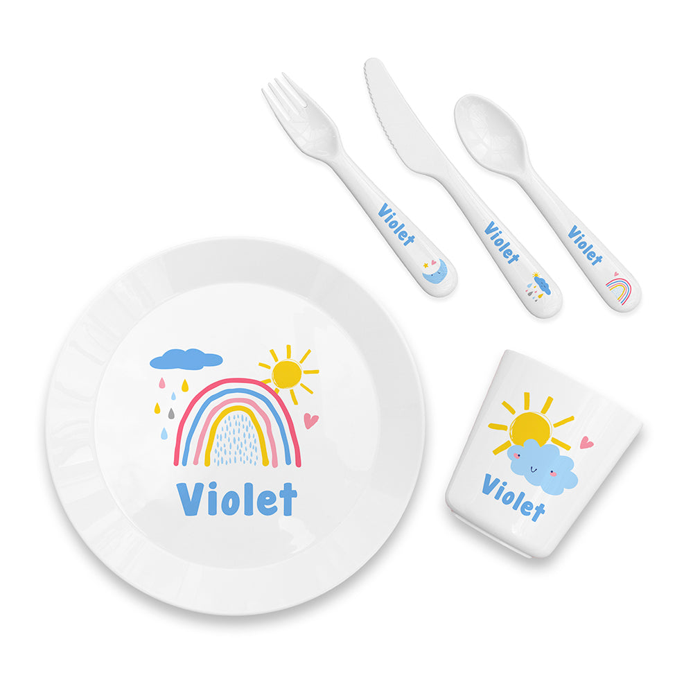 PERSONALISED KIDS DINING SET