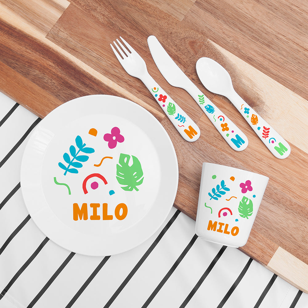 PERSONALISED KIDS DINING SET