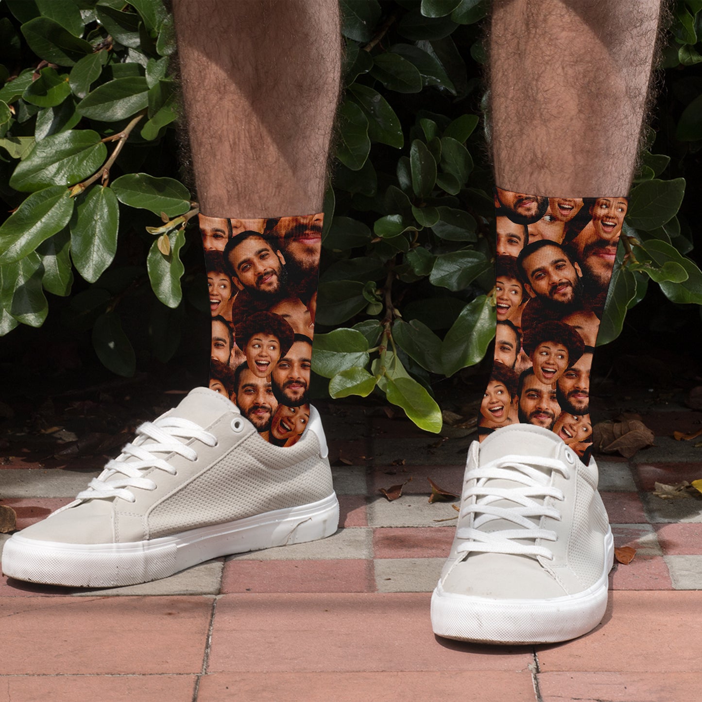 COUPLE'S FACE PHOTO SOCKS