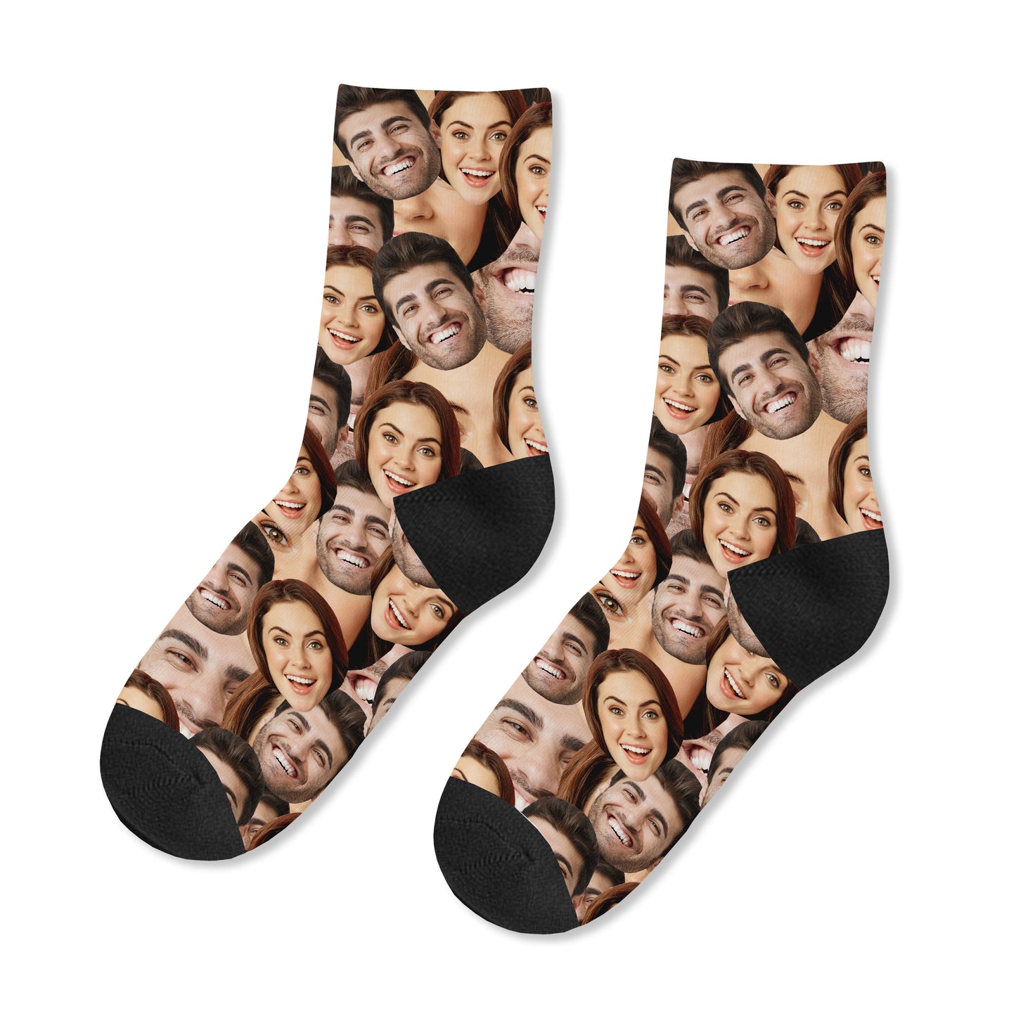 COUPLE'S FACE PHOTO SOCKS