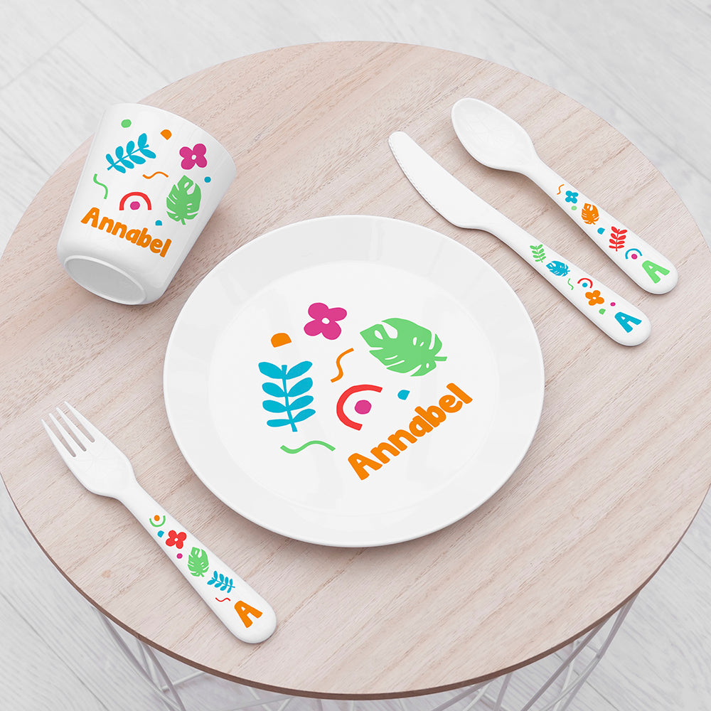 PERSONALISED KIDS DINING SET
